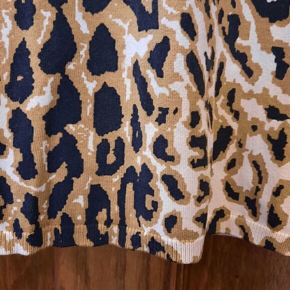RARE Marshall Fields Cardigan Animal Print Silk/Nylon - Picture 6 of 10